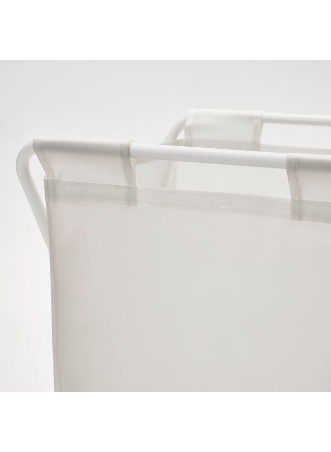 JÄLL Laundry bag with stand, white, 50 l - Image 4